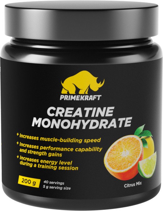 

Моногидрат креатина Prime Kraft Monogydrate (200г, цитрусовый микс)