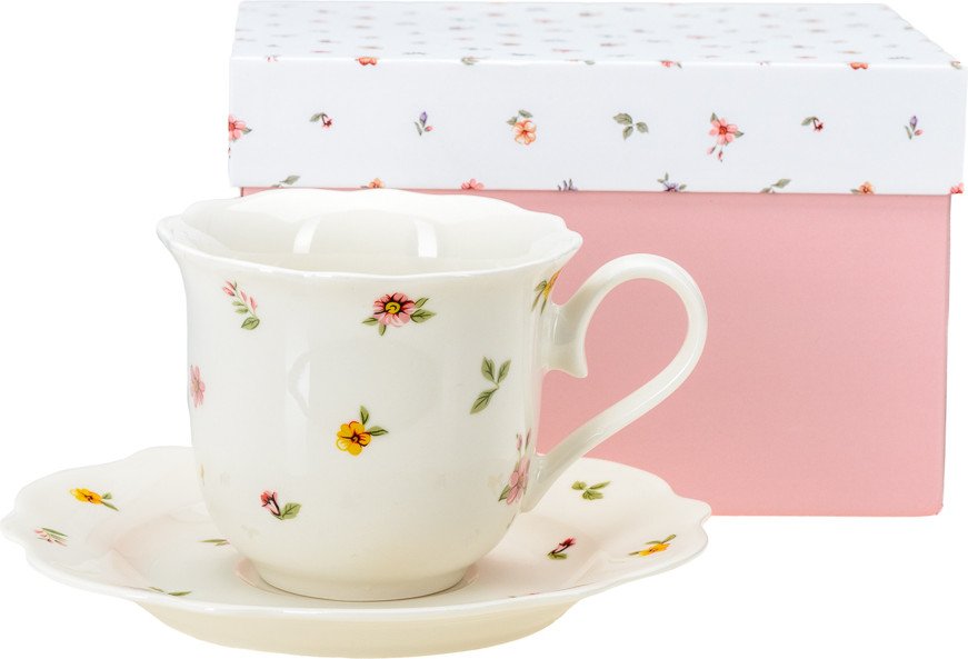 

Чашка с блюдцем Хаузваре Трейд Экспорт DW1206-Floral 110935