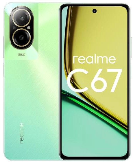 

Телефон Realme C67 8GB/256GB (зеленый оазис)
