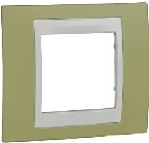 

Рамка Schneider Electric Unica MGU6.002.563 (зеленое яблоко/слоновая кость)