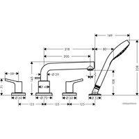 Смеситель Hansgrohe Talis S 72418000