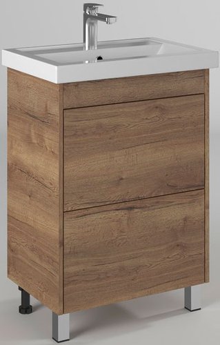 Briz Тумба с умывальником Риччи 60 360 03-08060-06 00 ВЕЛ (дуб веллингтон табак)