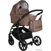 Универсальная коляска Pituso Nino (2 в 1, 3008/1 cappuccino/metalic mocca)