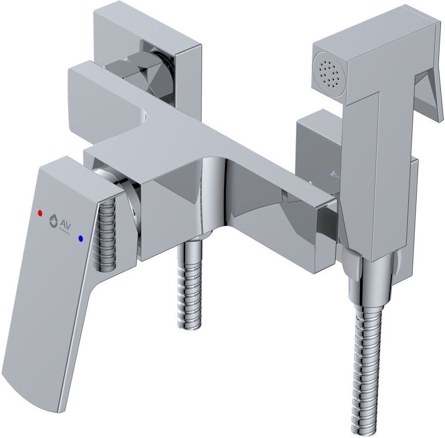 

Смеситель с лейкой для биде AV Engineering AVNEO2-A170-120