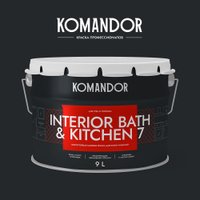 Краска Командор Interior Bath&Kitchen 7 База 3 (9л, матовый)