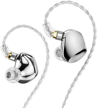 TRN VX Pro+ 3.5 мм (серебристый, без микрофона)