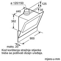 Кухонная вытяжка Bosch DWK098G60