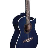 Электроакустическая гитара EKO NXT A100ce See Through Blue