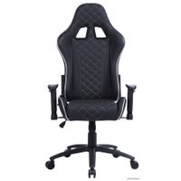 Игровое (геймерское) кресло CACTUS CS-CHR-030BLS (черный/серебристый)