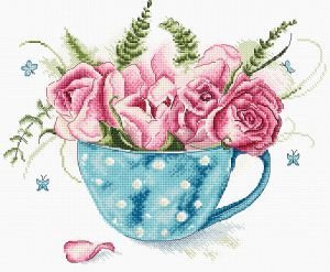 

Набор для вышивания Letistitch Чашка роз
