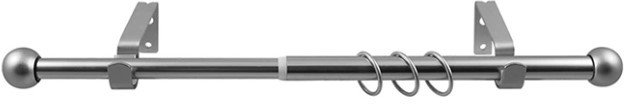 

Карниз для штор Legrand Шар раздвижной 1.6-3м 1-но рядный 58102155 (серебро матовое)