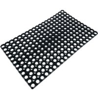 Придверный коврик Sundays Home Ячейка 100x200x1.6см 93682 (черный)