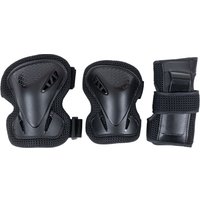 Комплект защиты Tech Team Safe fit adult 3.0 NN013969 (S, черный)