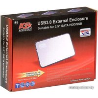 Бокс для накопителей 2.5" AgeStar 3UB2A8 Black