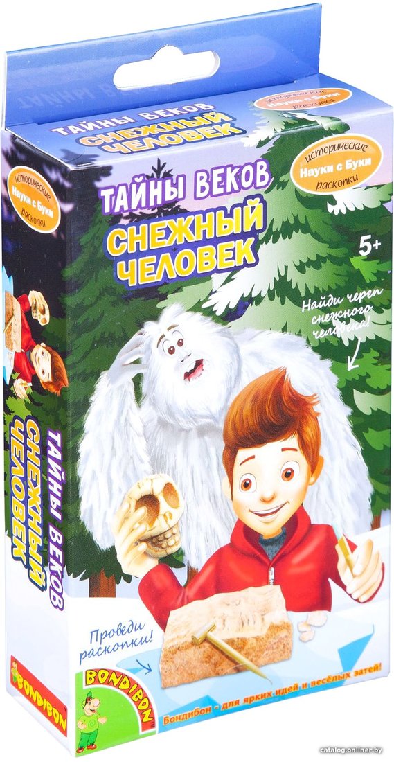 Набор для опытов Bondibon Науки с Буки. Тайны веков. Снежный человек ВВ4784