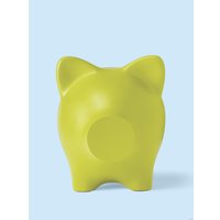 Копилка для денег PIG BANK свинка-копилка XL (лайм)