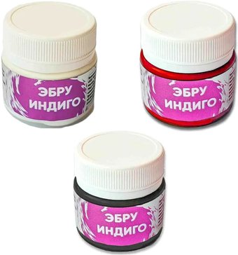 Unid Эбру Индиго EUMIX2 (белый/красный/черный)