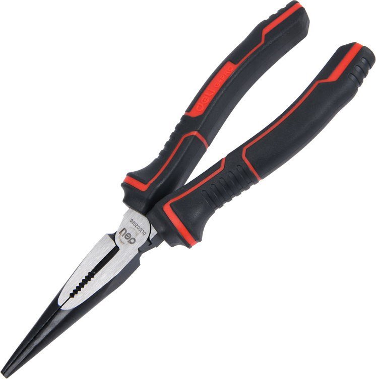 

Длинногубцы Deli DL100208G (красный/черный)