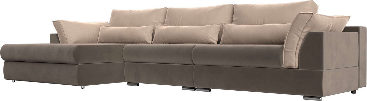

Угловой диван Mebelico Пекин Long 116127L (левый, велюр, коричневый)