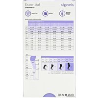 Чулки компрессионные Sigvaris Essential Classical 276999 (S+ short, черный) в Бресте