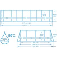 Каркасный бассейн Bestway 56620 (427х250х100)