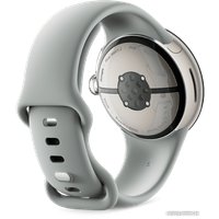 Умные часы Google Pixel Watch 2 LTE (золотистый шампань/лесной орех, спортивный силиконовый ремешок)