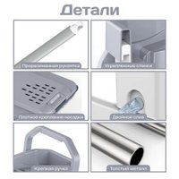 Швабра с отжимом Takara TSM-2C (серый)