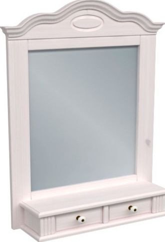 Зеркало ММЦ Синди 70x100 (белый воск)