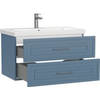  Cersanit Тумба под умывальник Classic 80 69091 (голубой матовый)