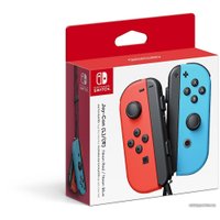 Геймпад Nintendo Joy-Con (неоновый красный/неоновый синий)
