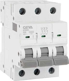 

Выключатель автоматический GEYA GYM9H-3P-50D 3P 50A D 10kA 3M GYM9H3P50D
