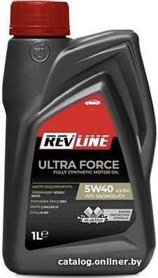 Моторное масло Revline Ultra Force Synthetic 5W-40 1л