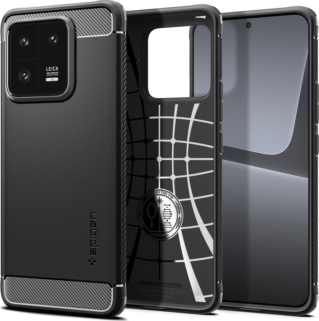 

Чехол для телефона Spigen Rugged Armor для Xiaomi 13 Pro ACS05325 (черный)