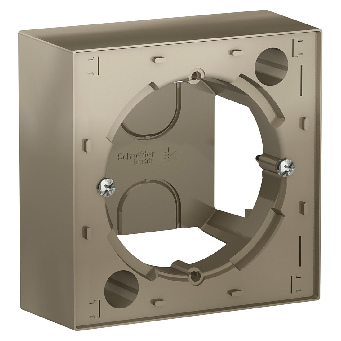 

Монтажная коробка (подрозетник) Schneider Electric ATN000500 (Шампань)