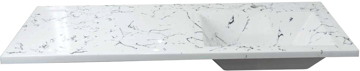 

Умывальник Marko Марсал 120 R (белый мрамор)
