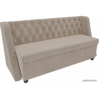 Диван Лига диванов Лофт 104545 (велюр, бежевый)