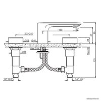 Смеситель Jaquar Laguna LAG-CHR-91189CSR