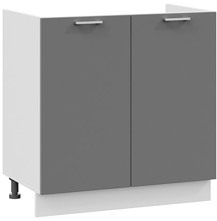 

Шкаф напольный Трия Габриэлла 1Н8М (белый/титан)