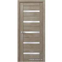 Межкомнатная дверь MDF-Techno Dominika Shale 100 60x200 (дуб шале натуральный, лакобель белый)