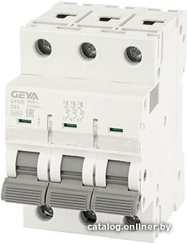 Выключатель автоматический GEYA GYM9 3P 63А D 6кА GYM93P63D