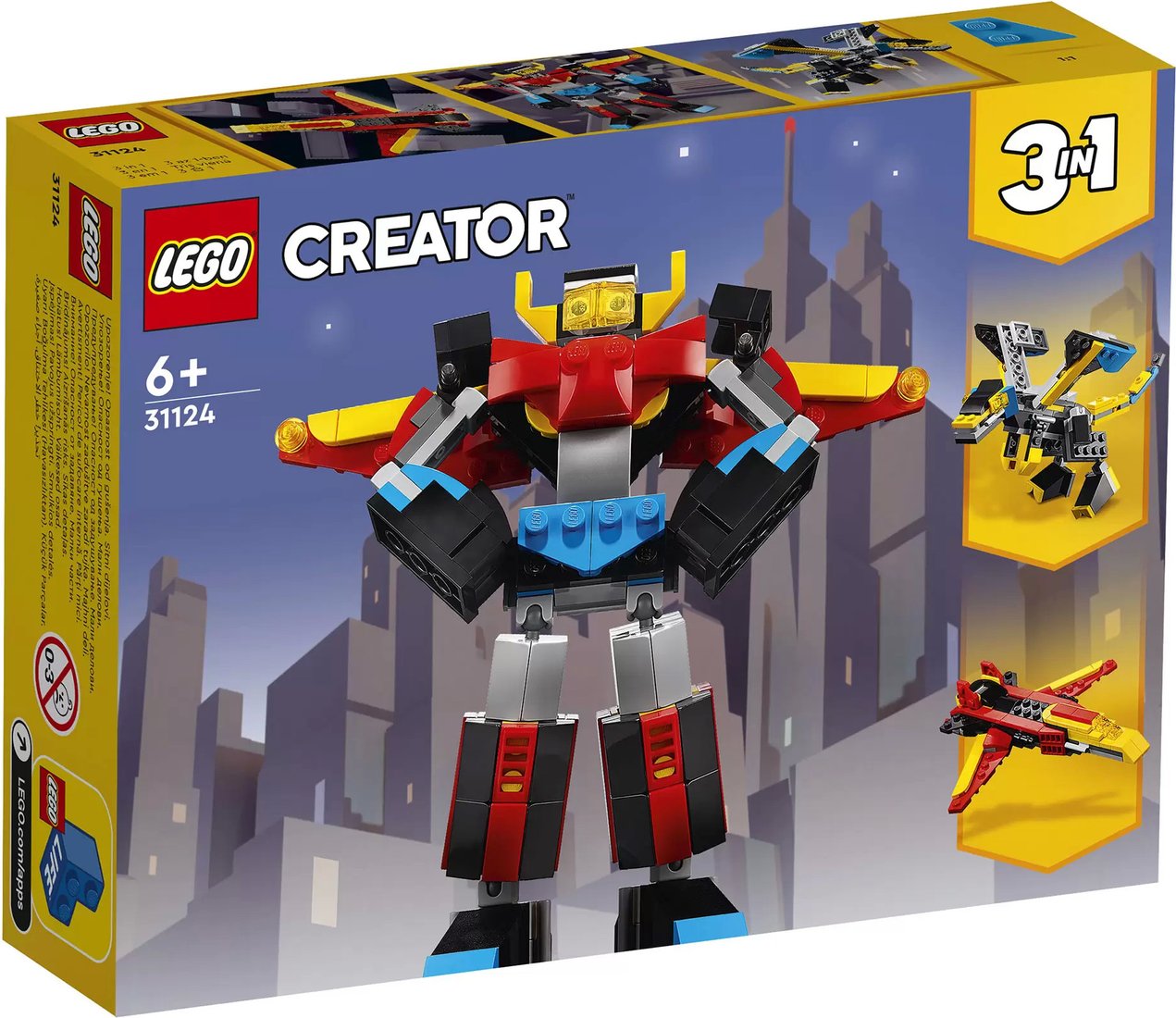 

Конструктор LEGO Creator 31124 Суперробот