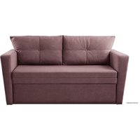 Диван Brioli Пино К двухместный (рогожка, J10 сиреневый)