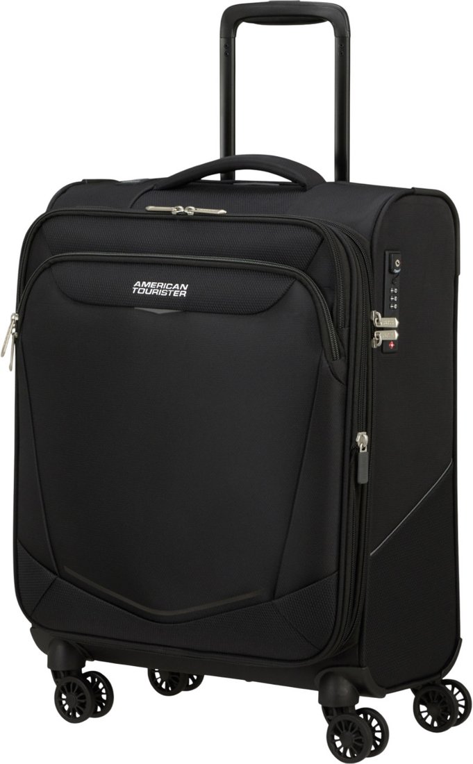 Чемодан-спиннер American Tourister Summerride Black 55 см (4 колеса)