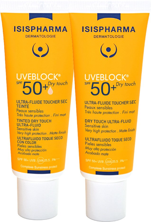 

Isis Pharma Uveblock Dry Touch SPF50+ Ультра-флюид невидимый с очень высокой степенью защиты 40 мл