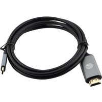 Кабель CACTUS CS-USBC-HDMI-2-2 (2 м, черный)