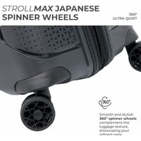 Чемодан-спиннер Verage Edinburgh 22019WS II-M 66 см (черный)