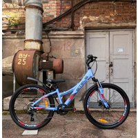 Велосипед Stels Navigator 430 MD 24 V010 2021 (голубой)