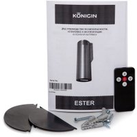 Кухонная вытяжка Konigin Ester 31 (белый/белое стекло)