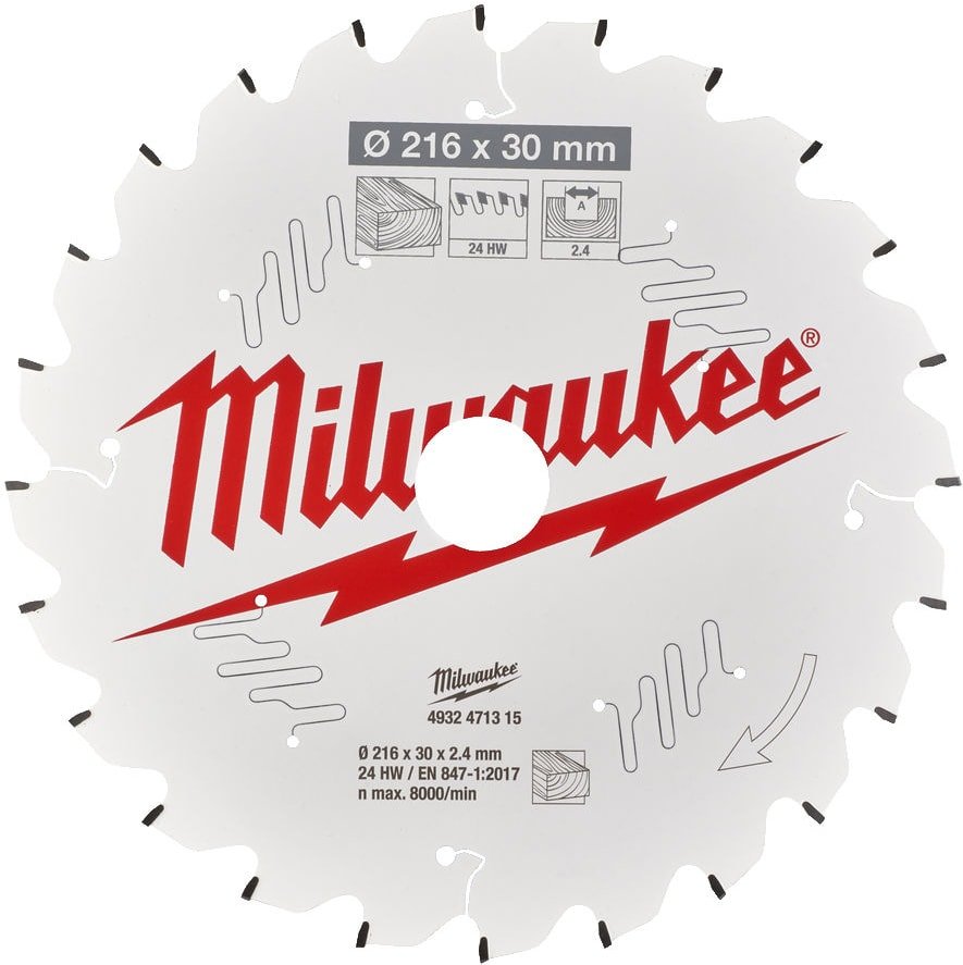 

Пильный диск Milwaukee 4932471315