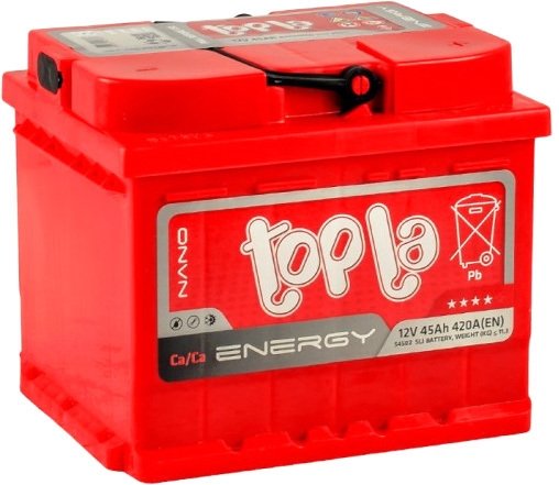 

Автомобильный аккумулятор Topla Energy E45 (45 А·ч)